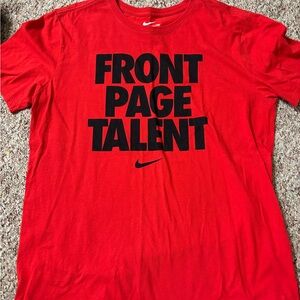 NWOT Nike Red Athletic Tee size Large